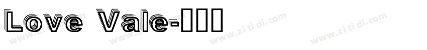 Love Vale字体转换